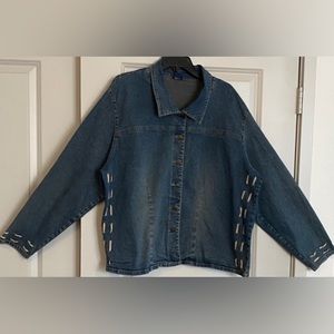 Womens Denim Jacket, Color: XXXL